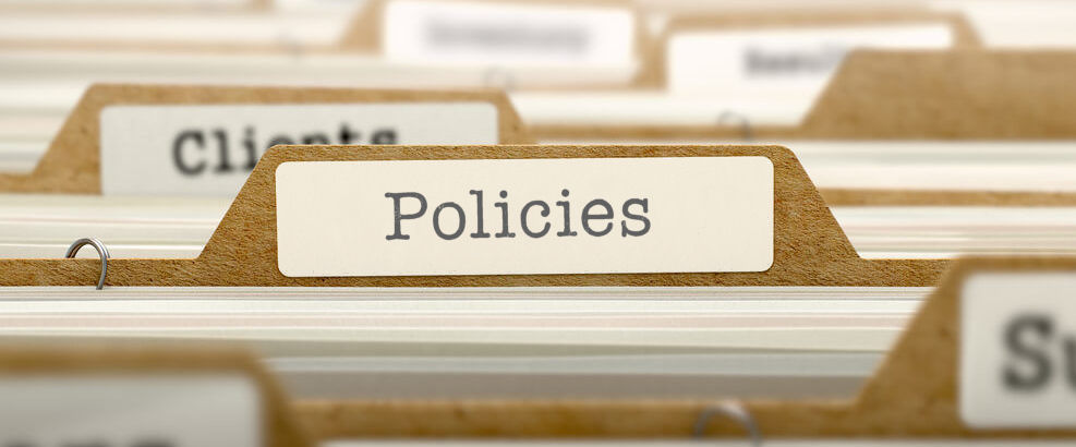 changes in personal information policy